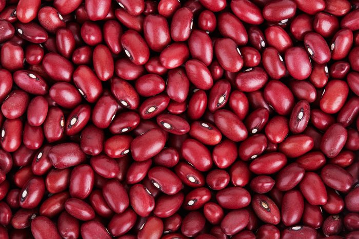 Red beans as a background
